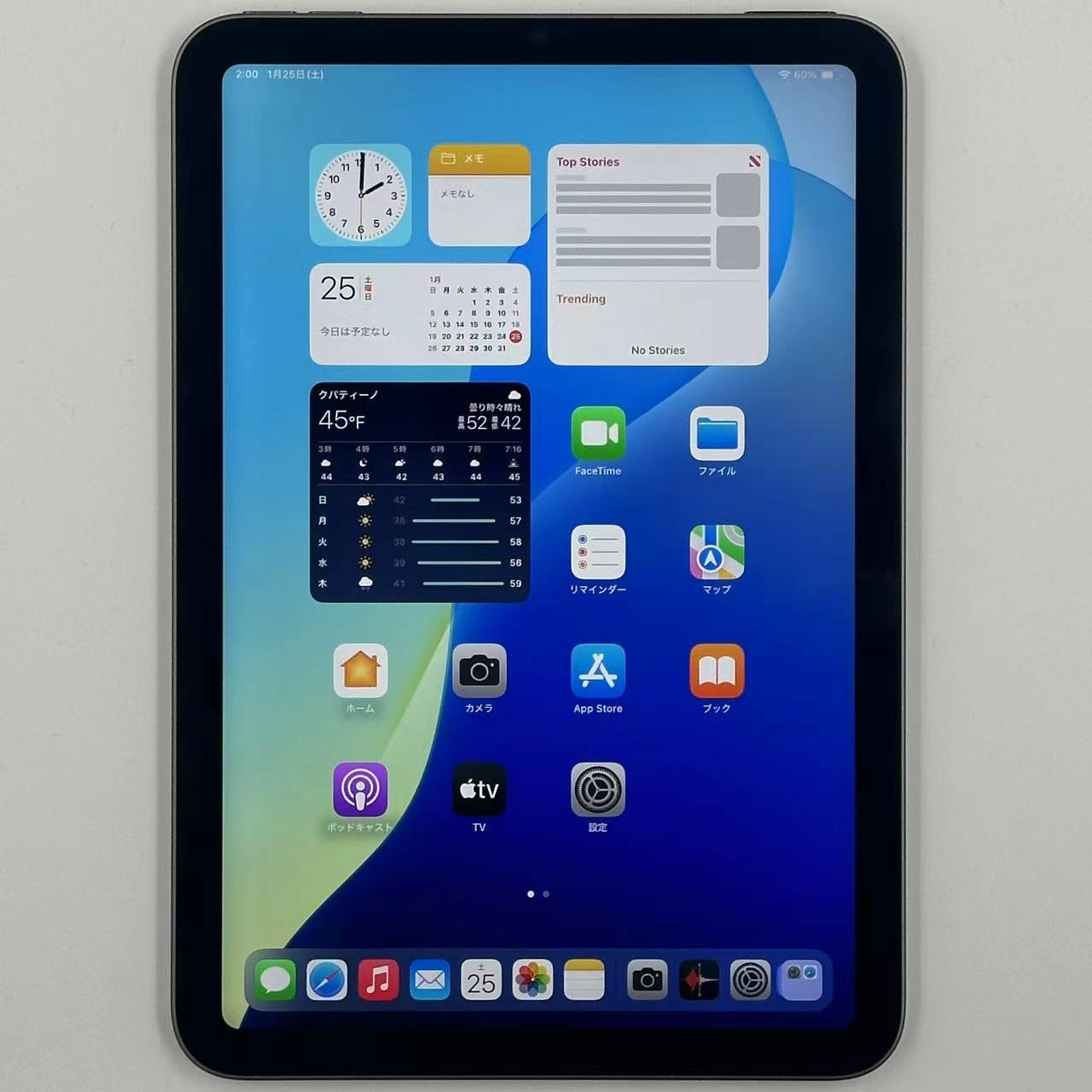 iPad mini 第6世代 海外版Wi-Fiモデル 256GB スペースグレイ MK7T3X/A 極美品