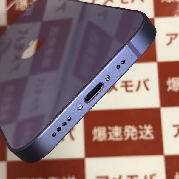 iPhone12 mini au版SIMフリー 64GB MJQC3J/A A2398 極美品 パープル