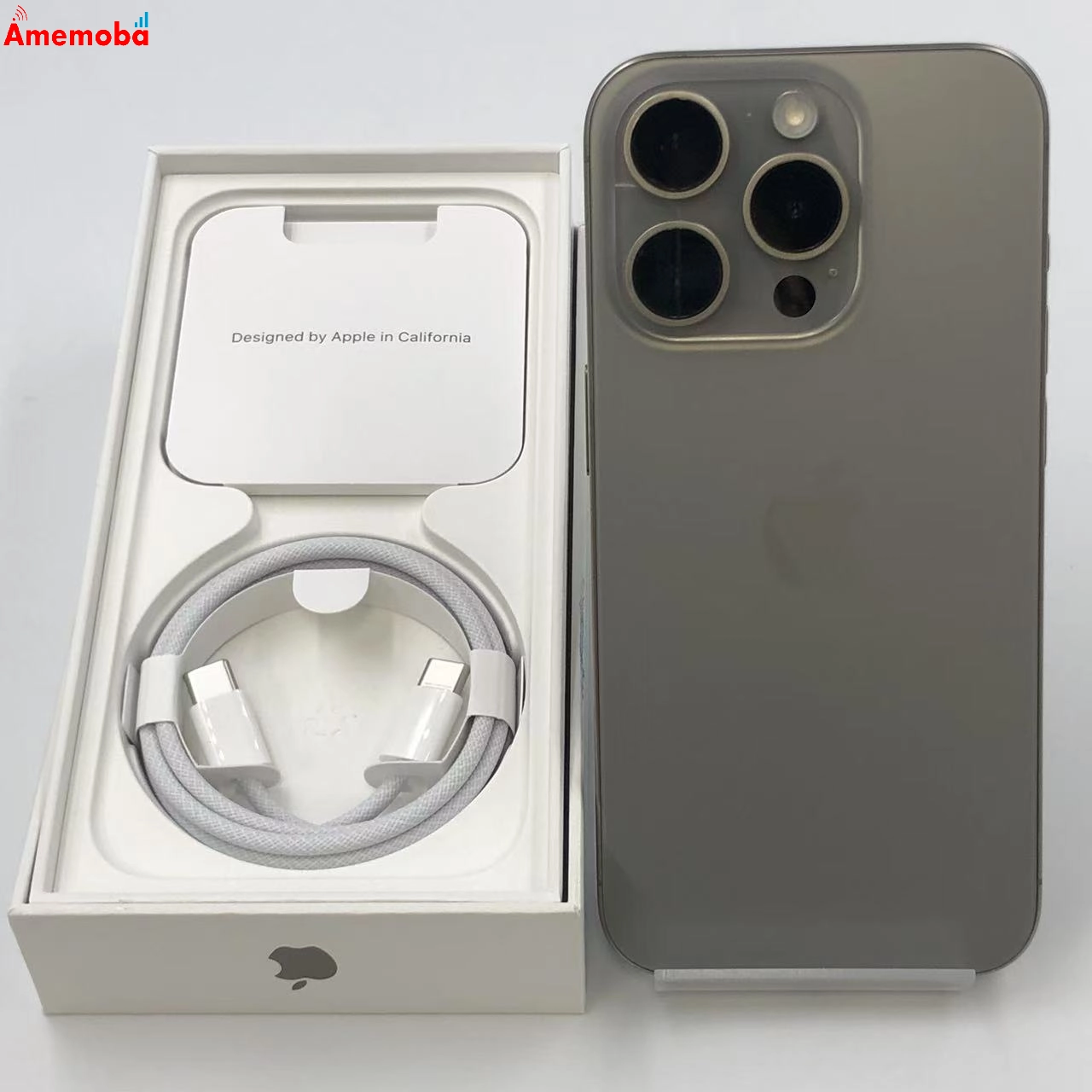 iPhone15 Pro 128GB ナチュラルチタニウム MTU93J/A SoftBank版SIMフリー 新品同様