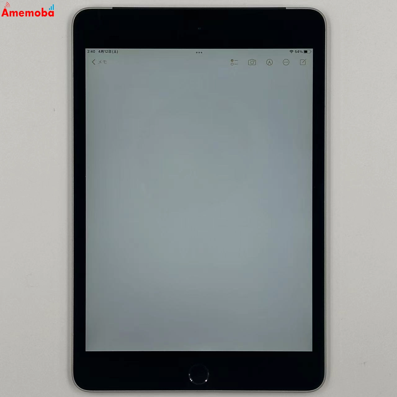 iPad mini 第4世代 128GB MK762J/A AU版SIMフリー スペースグレイ au