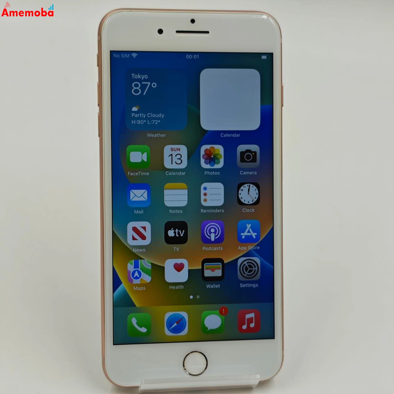 iPhone8 Plus 64GB ゴールド MQ9M2J/A docomo版SIMフリー 美品