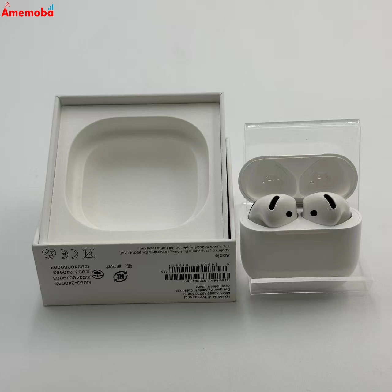 AirPods4 第4世代 MXP93J/A 本体 ホワイト 充電ケース付き 61-LXWhiBDL.jpg_BO30,255,255,