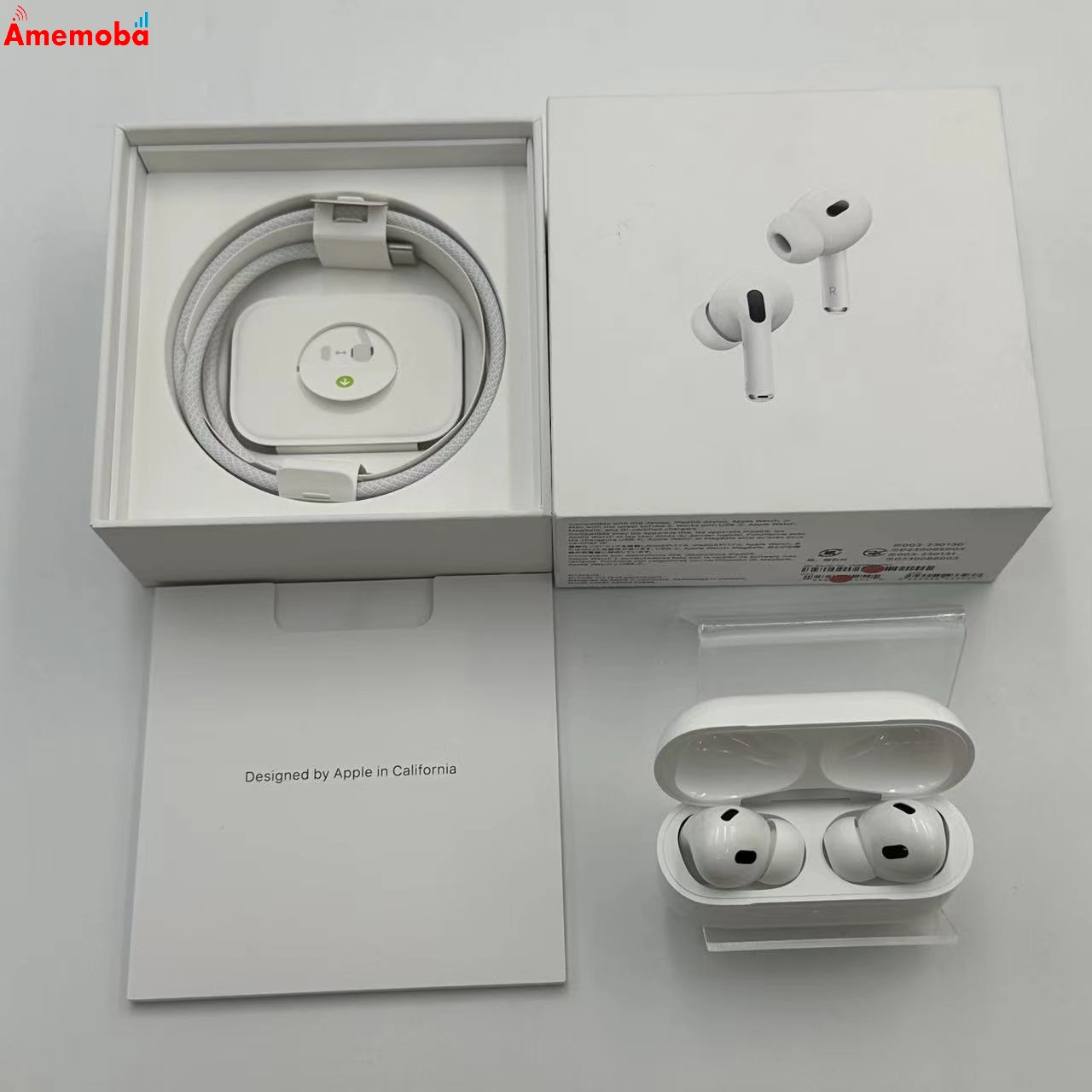 AirPods Pro第2世代　本体 ホワイト 充電ケース付き Apple、AirPods Pro（第2世代）をUSB-C充電にアップグレード