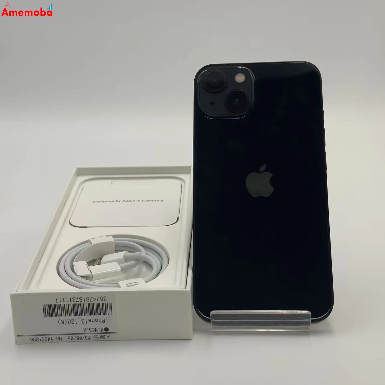 ジャンク品】iPhone13 128GB ミッドナイト SIMフリー 箱付き
