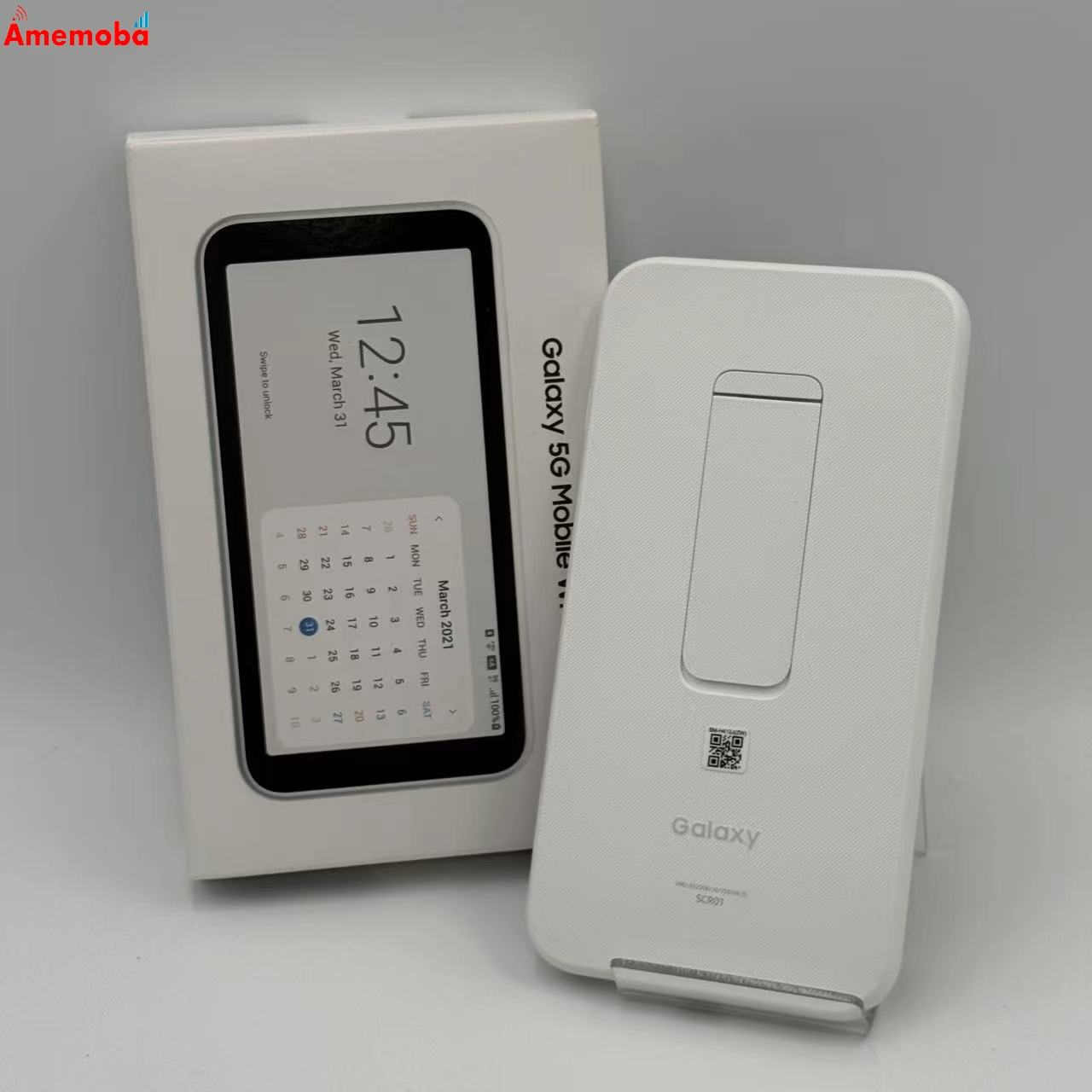 Galaxy 5G Mobile Wi-Fi SCR01 ホワイト 美品 ** | 中古スマホ