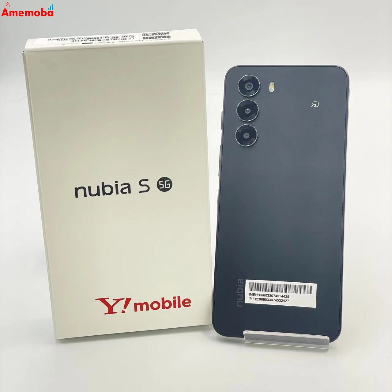 nubia S 5G/4GB/128GB/Y!mobile版/SIMフリー 中古】nubia S 5G 128GB ホワイト A403ZT Y!mobile SIMフリー