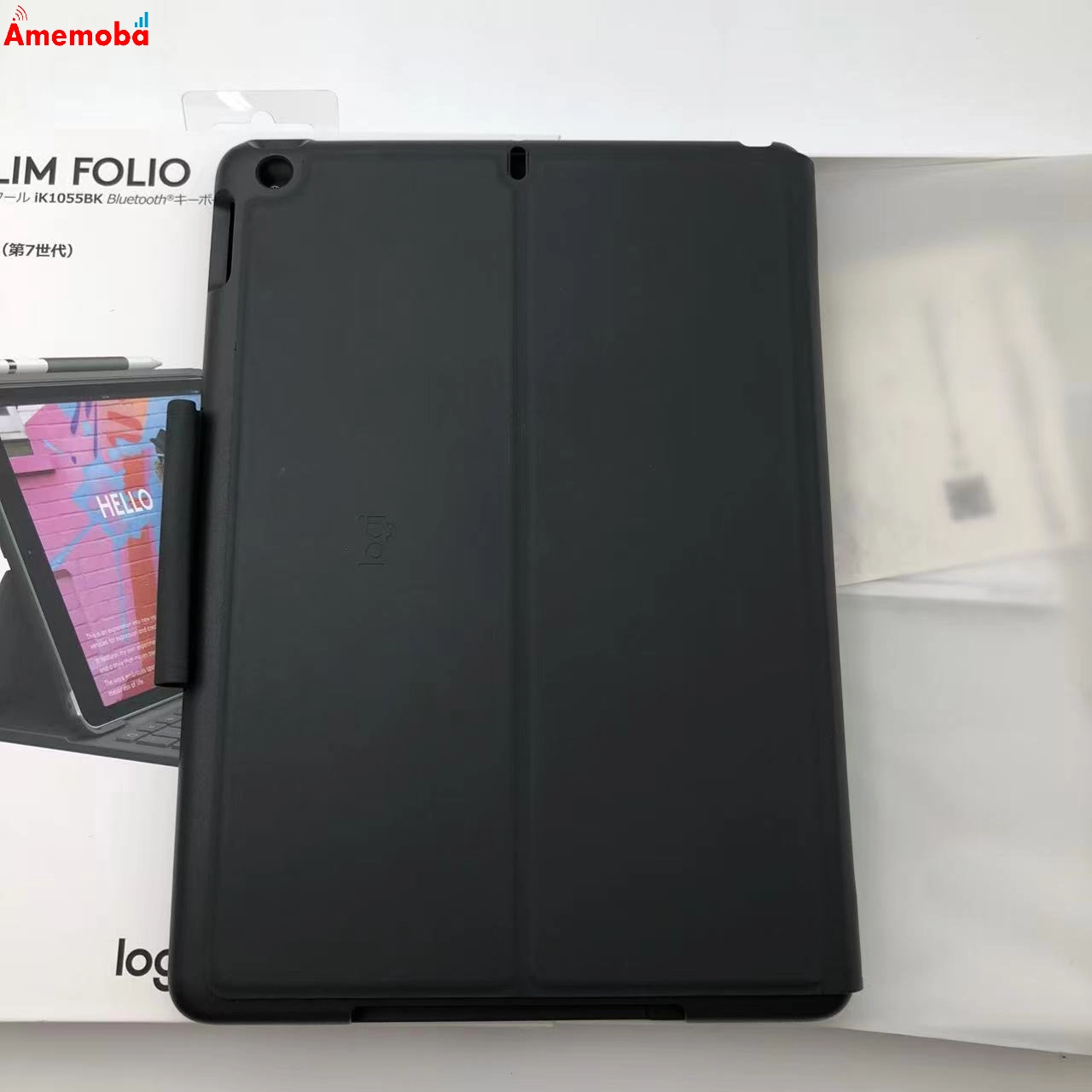 ロジクール iPad 10.2 インチ 対応 第9世代 第8世代 第7世代 キーボード iK1055BK グラファイト YR0077 極美品