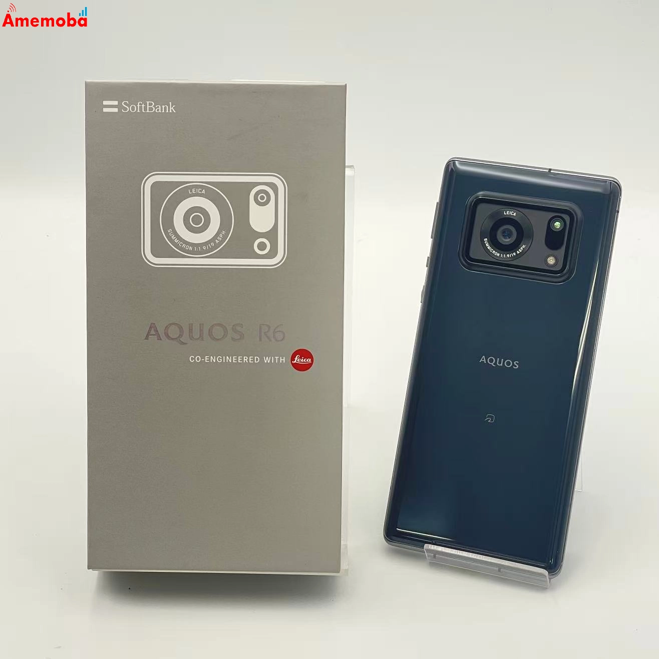 AQUOS R6 128GB ブラック SHARP AQUOS R6 Black 5G Phone Leica Lens sensor 128GB SIM