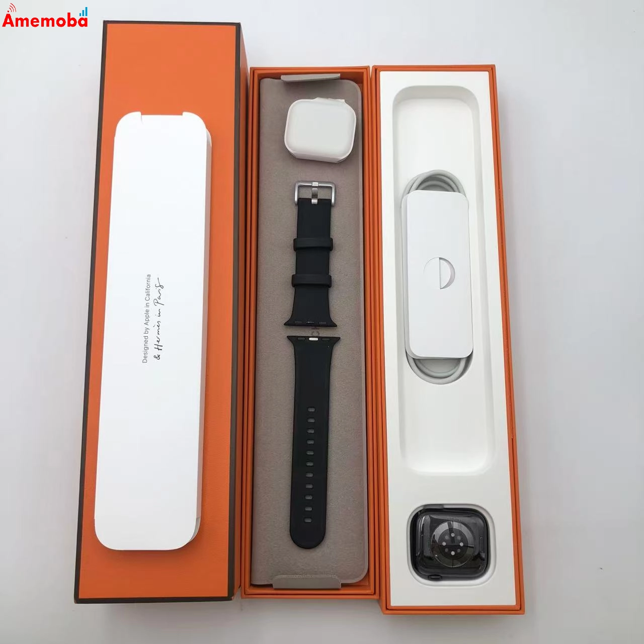 Apple Watch Hermes Series7 41mm GPS+Cellularモデル 32GB ブラック NKJ63ZP/A 新品同様