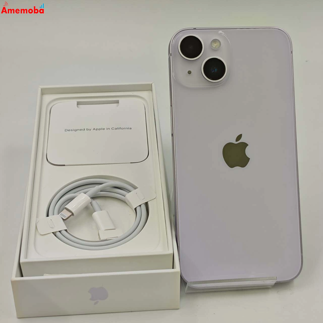☆min☆さま専用　iPhone14 128GB パープル　美品 iPhone14 128GB (MPUY3J/A) パープル A2881 SIMフリー