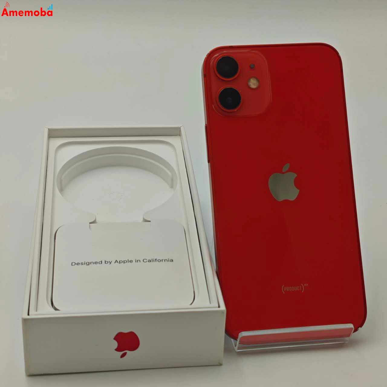 iPhone 12 mini 赤 64GB MGAE3J/A SIMフリー iPhone12 mini 64GB Product Red MGAE3J/A docomo版SIMフリー | 中古