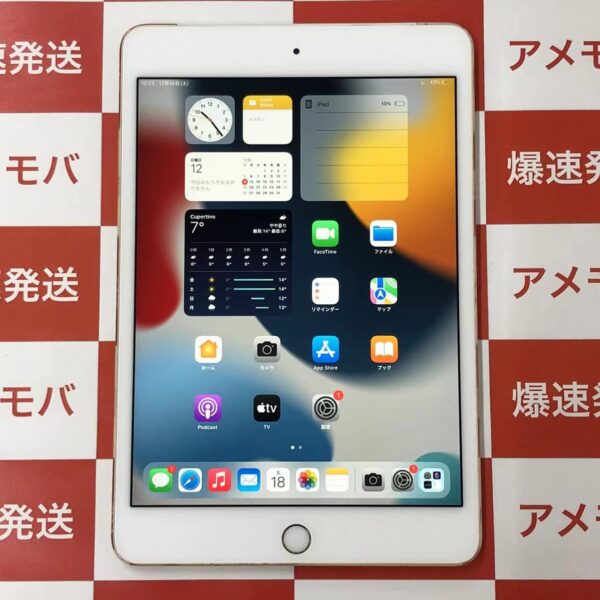 iPad mini 4 au版SIMフリー 32GB MNWG2J/A A1550 訳あり大特価-正面