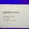MacBook Air M1 2020 256GB 8GBメモリー Z124000E0 A2337 USキーボード-上部