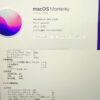 MacBook Air M1 2020 8GBメモリ 256GB SSD MGN93J/A A2337-下部