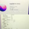 MacBook Air M1 2020 13インチ 8GBメモリ 1TB SSD Z127000P1 A2337 カスタマイズモデル 新品同様-下部