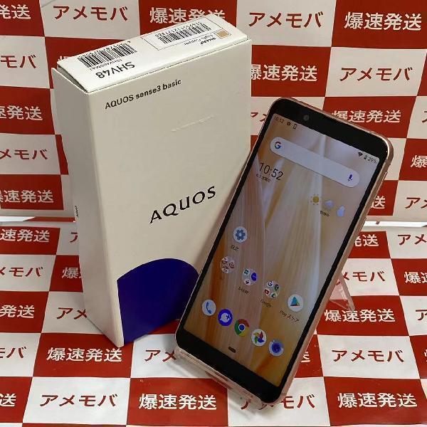 AQUOS sense3 basic SHV48 au 64GB SIMロック解除済み 美品-正面
