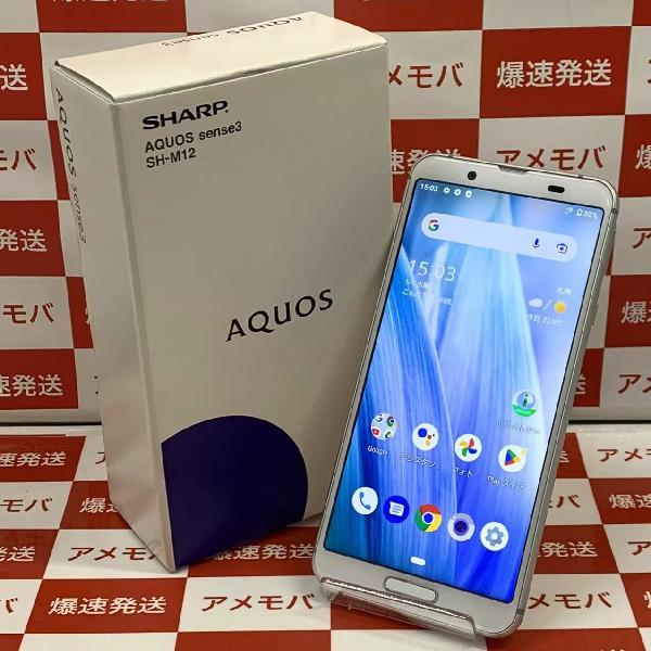 美品 AQUOS sense3 SH-M12 SIMフリースマートフォン/携帯電話