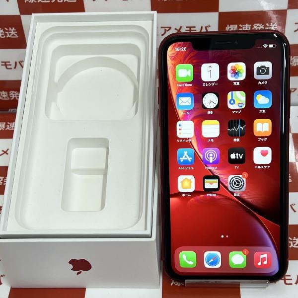 【本体】iPhone XR 64GB Red SIMフリー au版 新品