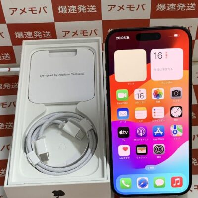 iPhone15 Pro Apple版SIMフリー 128GB MTU73J/A A3101 新品同様