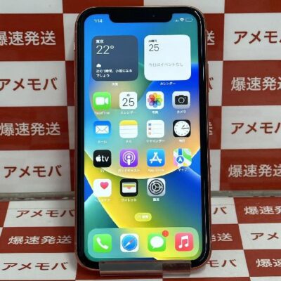 iPhoneXR au版SIMフリー 64GB MT0A2J/A A2106 美品