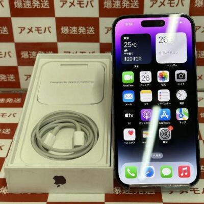 iPhone14 Pro Apple版SIMフリー 256GB MQ1E3J/A A2889 美品