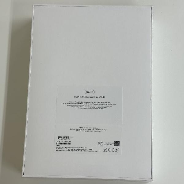 iPad 第9世代 Wi-Fiモデル 64GB MK2L3LL/A A2602 未使用品-裏