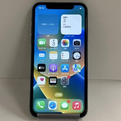 iPhoneX Apple版SIMフリー 256GB MQC12J/A A1902 美品