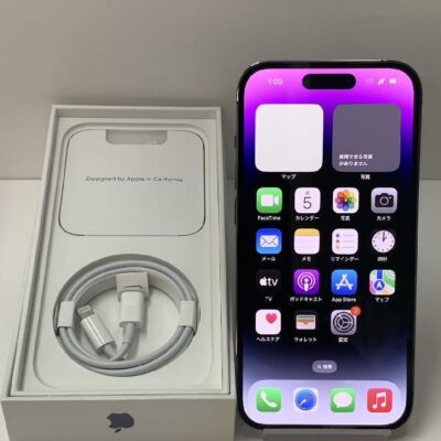 iPhone14 Pro Apple版SIMフリー 256GB MQ1E3J/A A2889 美品